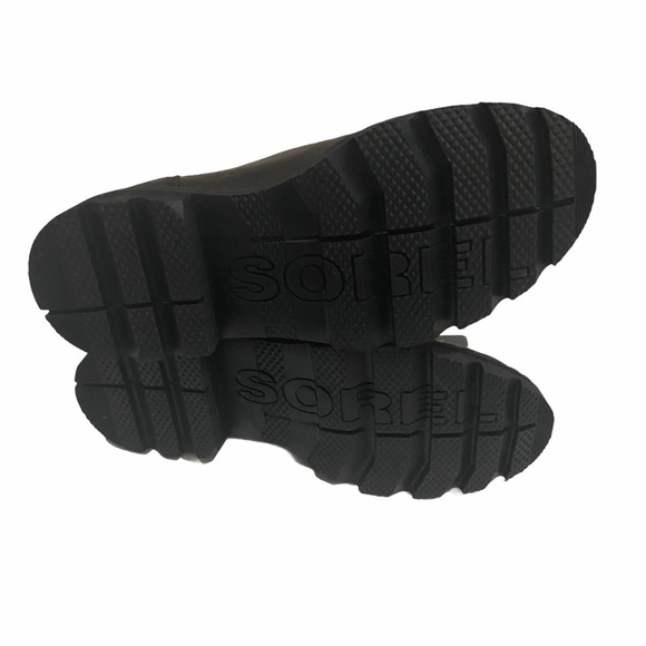 NWT Sorel Size 7 Lennox Lace Up Lamb Fur Brown Boots - Picture 6 of 9